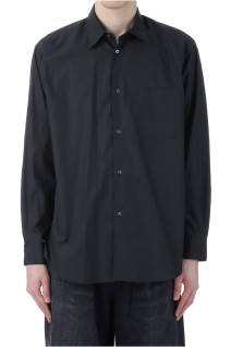 Broad Regular Collar Shirt - BLACK (GM251-50005B)