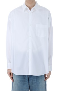 Broad L/S Oversized Regular Collar Shirt - WHITE (GM251-50001B)