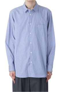GIZA BROAD STANDARD SHIRT - NAVY STRIPE (BLAGGM1001)