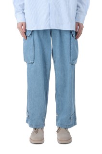 Denim Stroll Field Pants - INDIGO BLEACH (N25SC002)
