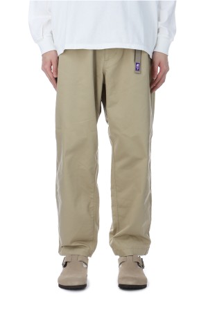 COOLMAX Chino Wide Tapered Pants - BEIGE (N24FC011)