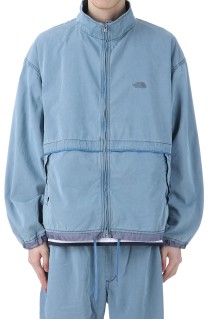 Indigo Field Track Jacket - INDIGO BLEACH (N25SA022)