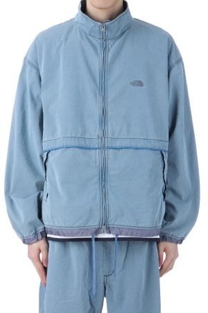 Indigo Field Track Jacket - INDIGO BLEACH (N25SA022)
