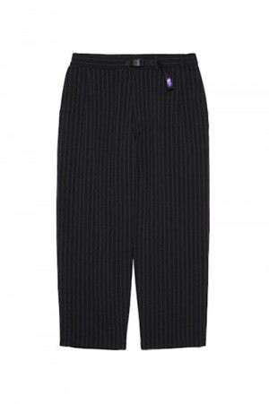 Striped Field Pants - BLACK (N25SC029)