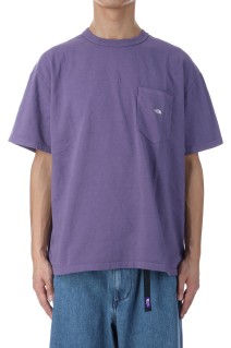 7oz Pocket Tee - Fade Purple / Off White (N25SI102)