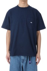 7oz Pocket Tee - Navy / Off White (N25SI102)