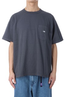 7oz Pocket Tee - Asphalt Gray / Off White (N25SI102)