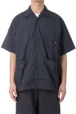 Nylon Taffeta Field S/S Shirt - Asphalt Gray (N25SG055)