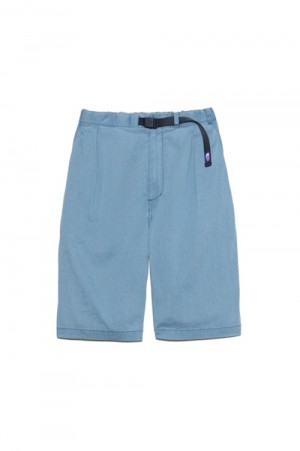 Indigo Field Shorts - Indigo Bleach (N25SD064)