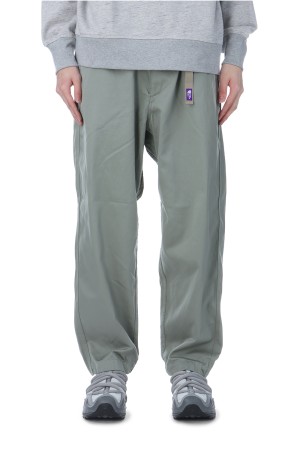 Chino Wide Tapered Field Pants - SAGE GREEN (N24FC076)