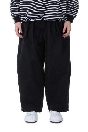 BALLOON BAKER PANTS - BLACK (25SS_11_1006SSBALOONPT01)