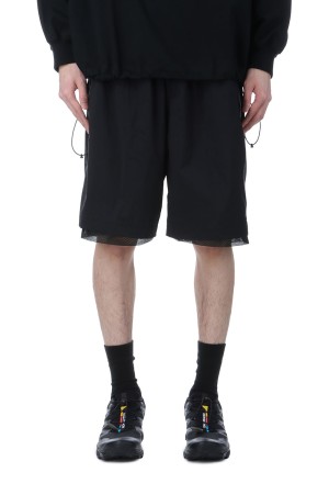 TECHNICAL VENTILATION SHORTS - BLACK (25SS_39_1006SSSHORTS01)