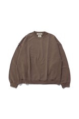 Double SP Finished Crew-Neck Sweat - BROWN (RN6020SDO)