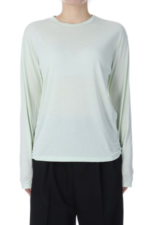 MODAL SILK JERSEY CREWNECK PULLOVER - MINT (KKAGGM0011)