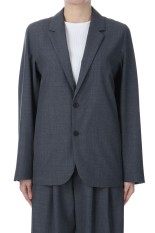WOOL TROPICAL TAILORED JACKET - TOP GRAY (JKAGGM0700)