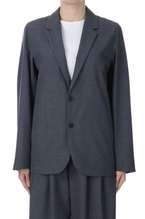 WOOL TROPICAL TAILORED JACKET - TOP GRAY (JKAGGM0700)