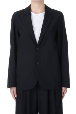 WOOL TROPICAL TAILORED JACKET - BLACK (JKAGGM0700)