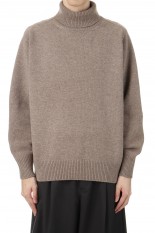 COTTON CASHMERE KNIT LS(ST.542)-DARK CHARCOAL- | セレクトショップ｜DeepInsideinc.com  Store