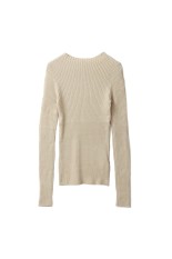 Boatneck Rib Knit -NATURAL (12510505)