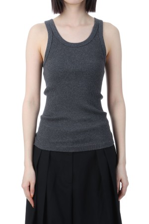 Seamless Rib Tanktop -DARK GRAY (12510607)