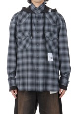 SWEAT HOODIE L/S SHIRTS - GRAY (J14SH183)