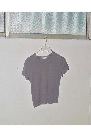 Compact Sheer T-shirts -S/BLUE (12420612)