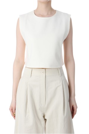 Smooth Short Tops -IVORY (12510612)