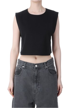 Smooth Short Tops -BLACK(12510612)