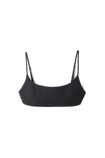 Back Gather Bustier -BLACK (12420419)