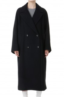 Super140 long coat -BLACK (21242165201)