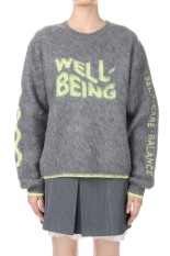 WELLBEING jacquard knit -GRAY (21242365314)