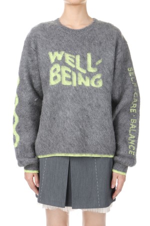 WELLBEING jacquard knit -GRAY (21242365314)