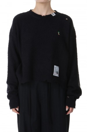 DISTRESSED PO-BLACK(K13SW711)*