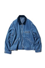 Californian Work Jacket Denim - Indigo (U25S-18-0003)