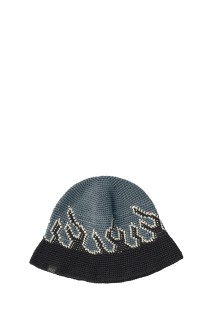 Hand Knit Flame Bucket - Slate Flame (SD25S-CP02)