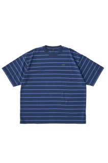 Striped S/S Tee - Navy / Blue (SD25S-CT07)