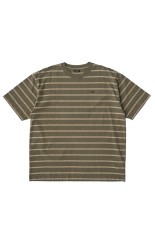 Striped S/S Tee - Olive / Khaki (SD25S-CT07)