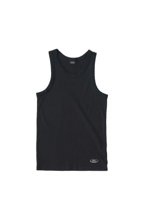 Oval Logo Tank Top - Black (SD25S-CT12)