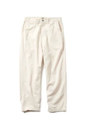 SELVEDGE WEAPON WIDE TROUSERS - NATURAL (GL42426)