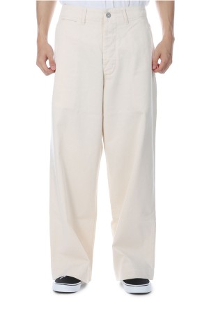 SELVEDGE WEAPON WIDE TROUSERS - NATURAL (GL42426)
