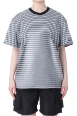 90's Stripe T-shirt - BLACK (S3.5-0510)