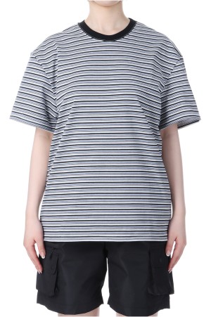90&#039;s Stripe T-shirt - BLACK (S3.5-0510)
