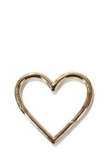 Gold Plating Heart Carbiner - GOLD (S-1102)