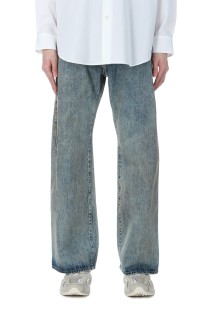 DEFORMED FLARE VINTAGE DENIM JEANS - INDIGO (ST.1075)