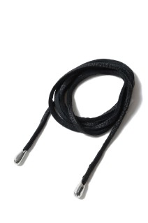 Tear drop bolo tip necklace 100cm -DEERSKIN (24SS050)