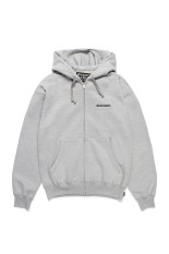 HEAVY WEIGHT FULL ZIP HOODED SWEAT SHIRT / GRAY (25SSE-WMC-SS01)