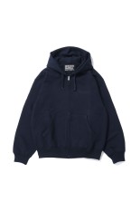HEAVY WEIGHT FULL ZIP HOODED SWEAT SHIRT / NAVY (25SSE-WMC-SS01)