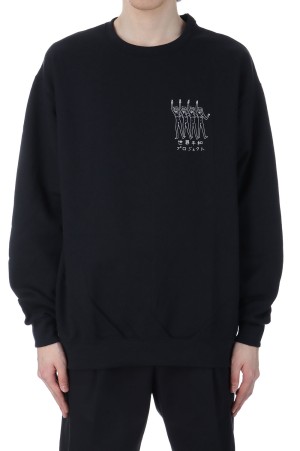 CREW NECK SWEAT SHIRT / BLUE (25SSE-WMC-SS04)