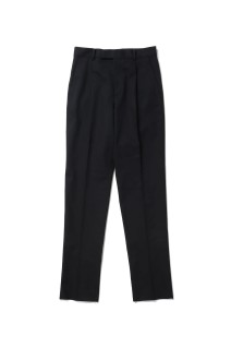 PLEATED TROUSERS ( TYPE-2 ) / BLACK (25SSE-WMP-TR01)