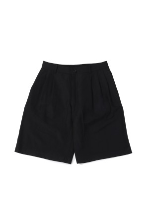 TUCKED HALF PANTS - BLACK (2251-PT50-001)
